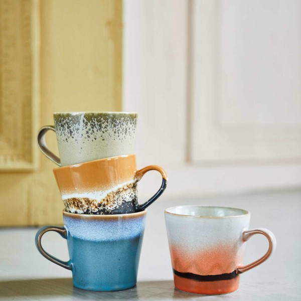 Cappuccino-Tasse "70s ceramics" (Bark) von HKliving