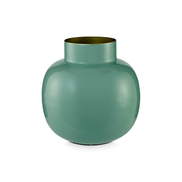 Pip Studio Vase aus Metall - 10cm (Grün)