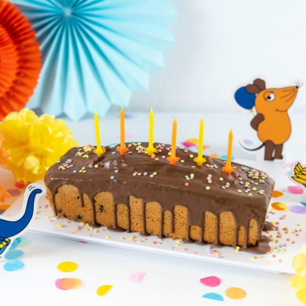 Dr. Oetker Kuchen-Kerzen "Sendung mit der Maus" (Bunt) - 24 Kerzen
