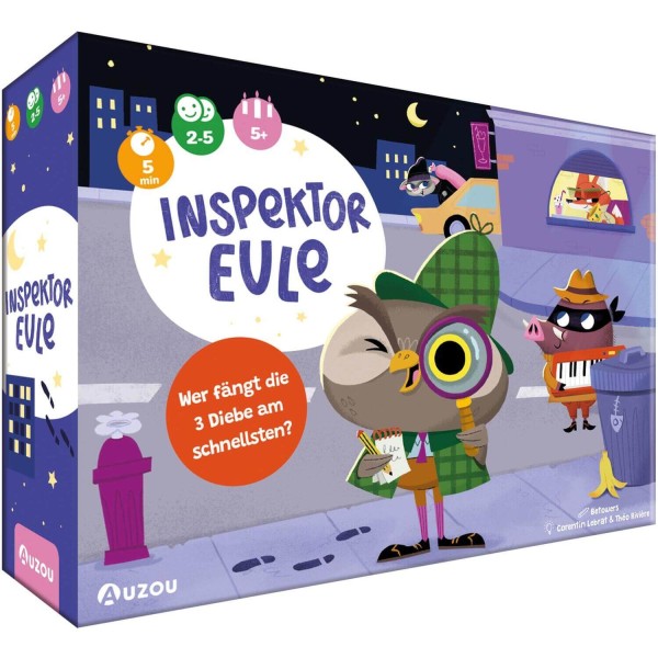 Kinderspiel "Inspektor Eule" von AUZOU